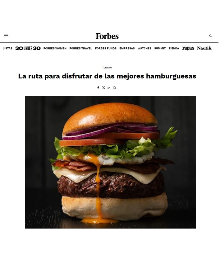 Ruta mejores hamburguesas